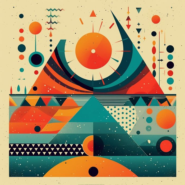 dots, suns, triangles 07