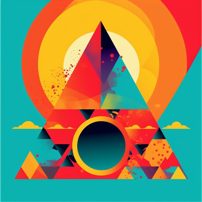 dots, suns, triangles 14